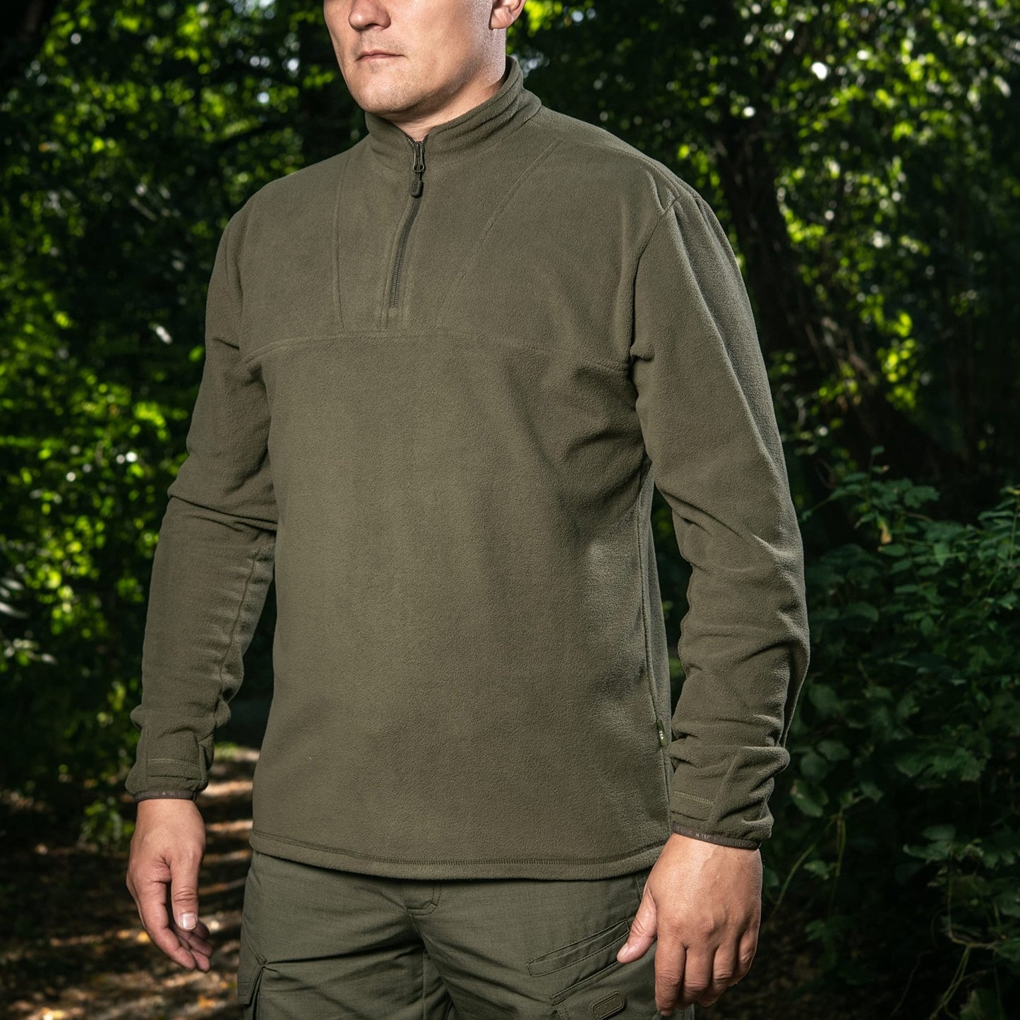 M - Tac Delta Fleece Jacket - Tactical Underwear Top Sweater 1/4 Zip - Angler's Pro Tackle & Outdoors