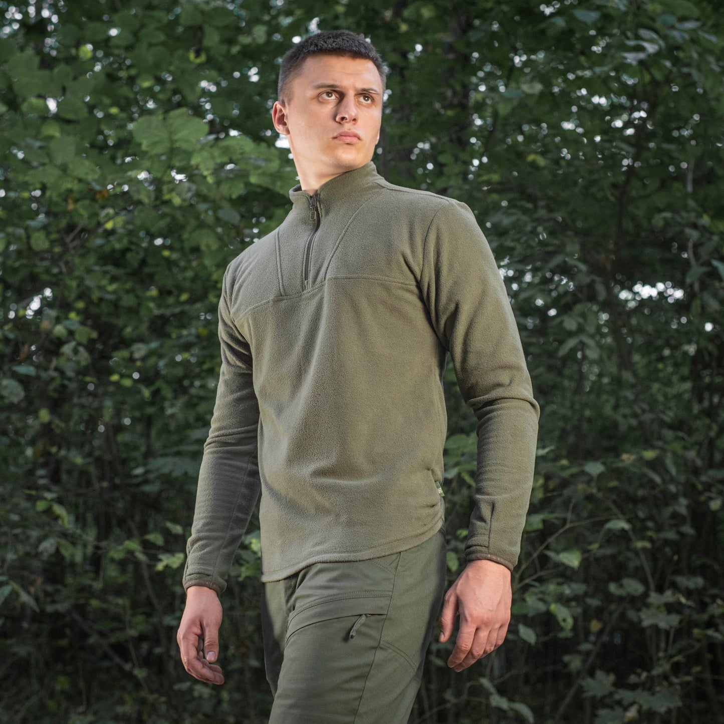 M - Tac Delta Fleece Jacket - Tactical Underwear Top Sweater 1/4 Zip - Angler's Pro Tackle & Outdoors