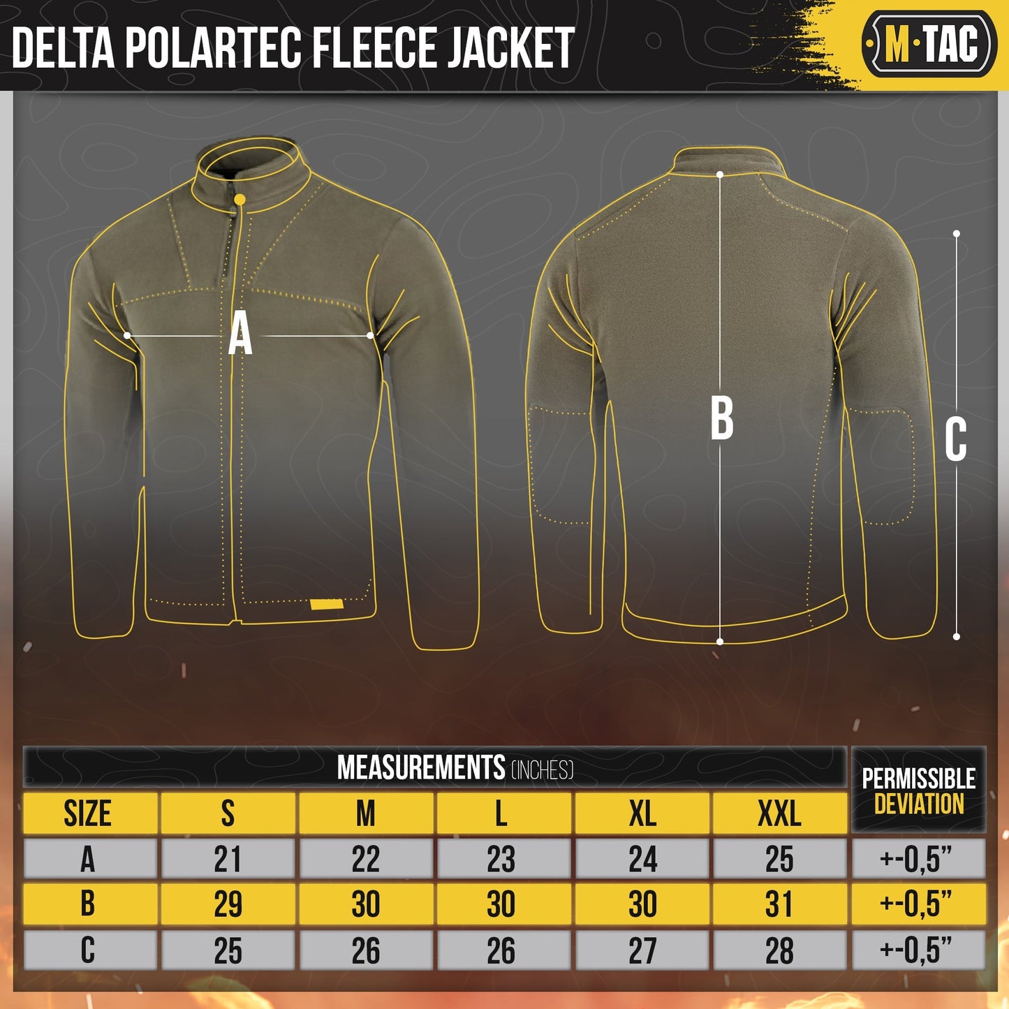 M - Tac Delta Polartec Fleece Jacket - Angler's Pro Tackle & Outdoors