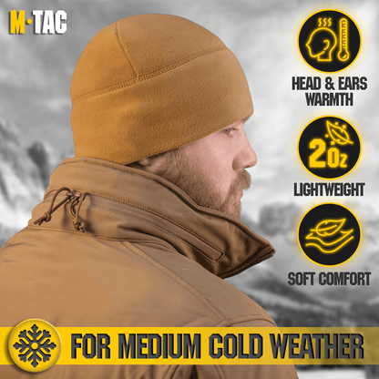 M - Tac Fleece Watch Cap Light Polartec Gen II (159 g/m2) - Angler's Pro Tackle & Outdoors