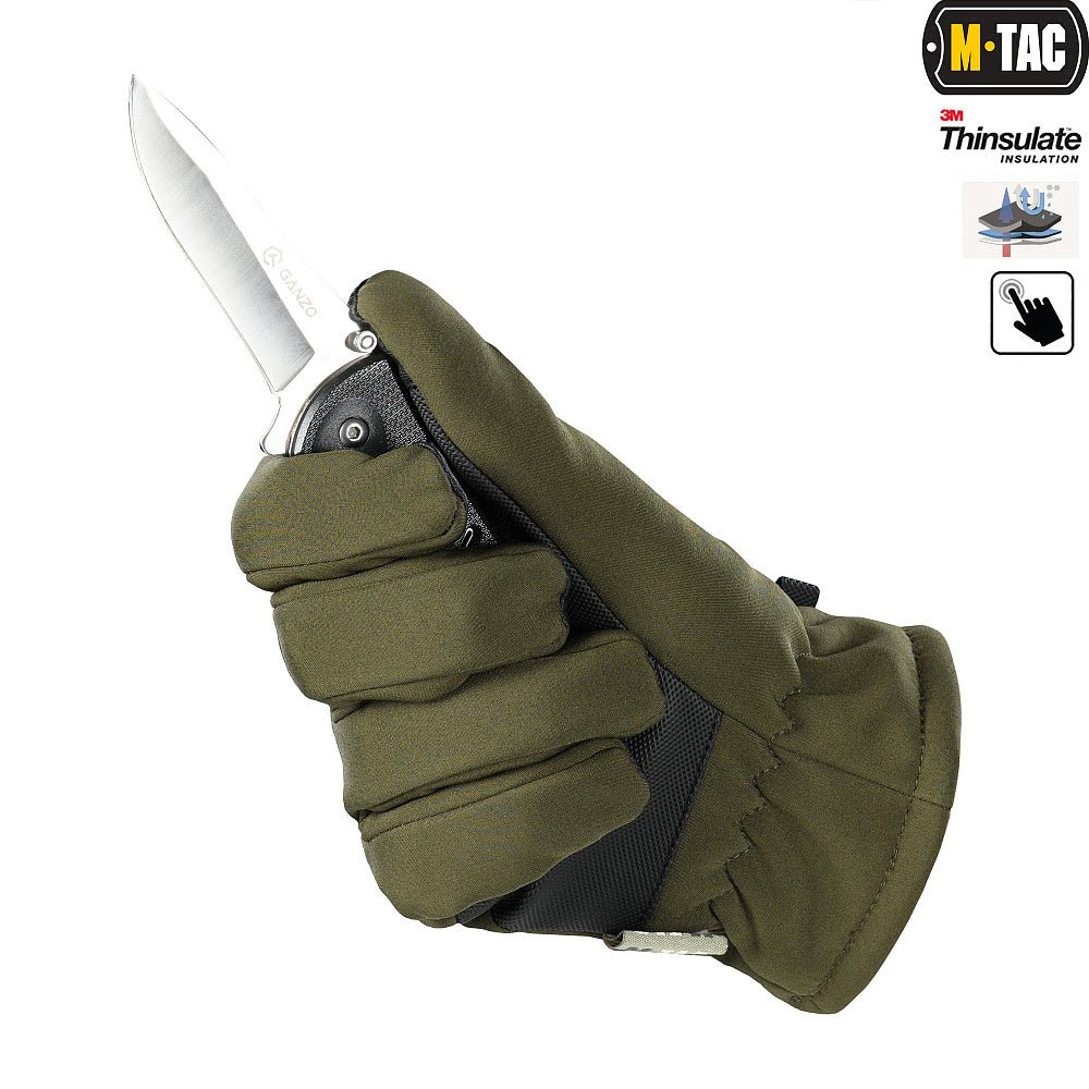 M - Tac Gloves Soft Shell Thinsulate - Angler's Pro Tackle & Outdoors