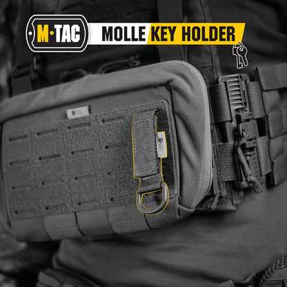 M - Tac Key Holder for Belt with D - Ring Key Clip - Angler's Pro Tackle & Outdoors