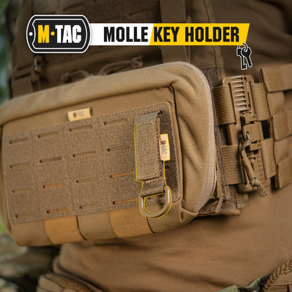 M - Tac Key Holder for Belt with D - Ring Key Clip - Angler's Pro Tackle & Outdoors