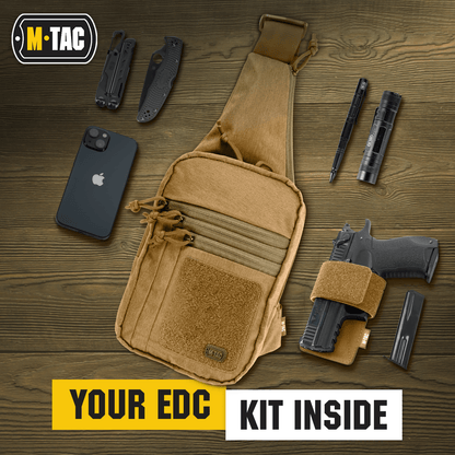 M - Tac Tactical Bag Shoulder Chest Pack with Sling and Loop Panel - Angler's Pro Tackle & Outdoors