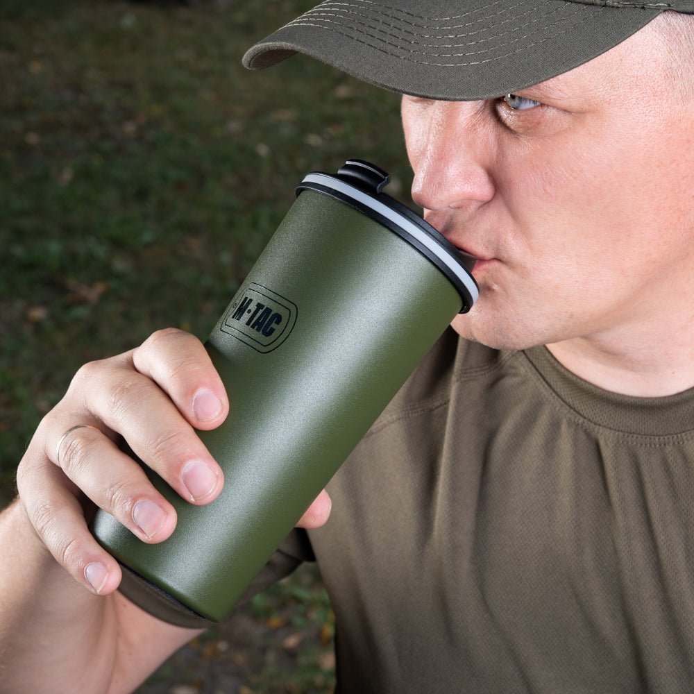 M - Tac Thermal Mug 15oz with Lid - Angler's Pro Tackle & Outdoors