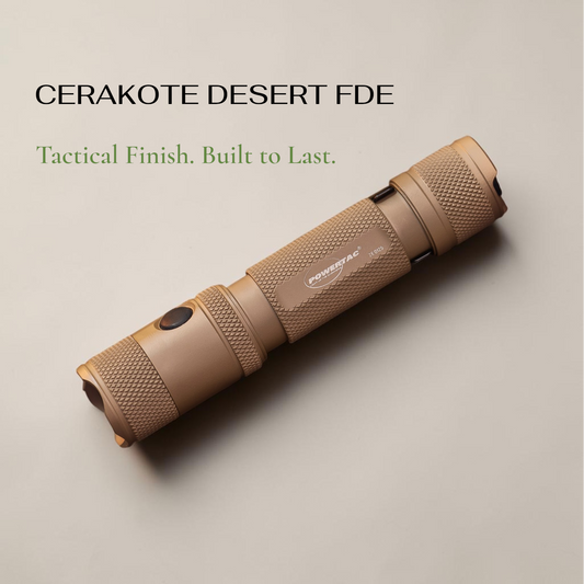 Powertac - M5 Gen3 - 2,030 Lumen EDC High Power Flashlight