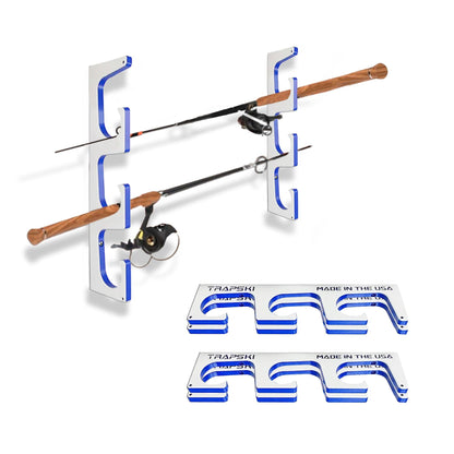 TRAPSKI Premium Fishing Rod/Pole Holder Rack Organizers