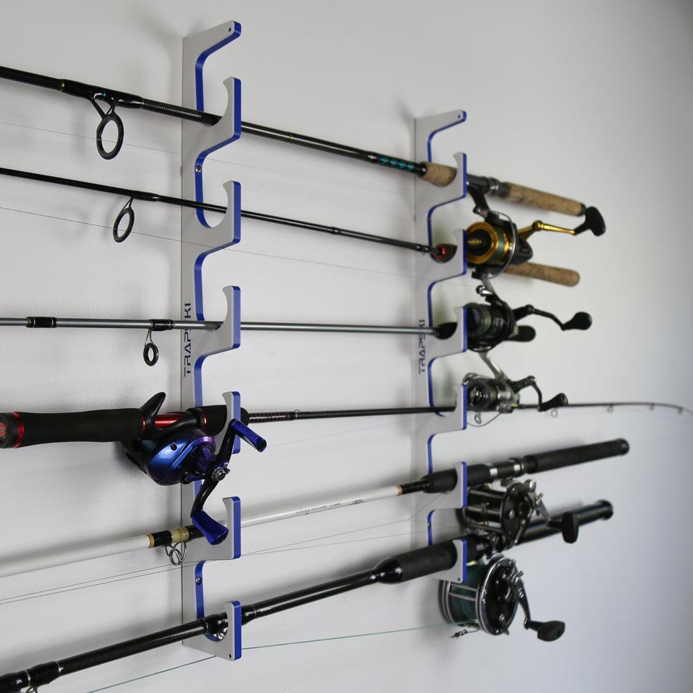TRAPSKI Premium Fishing Rod/Pole Holder Rack Organizers