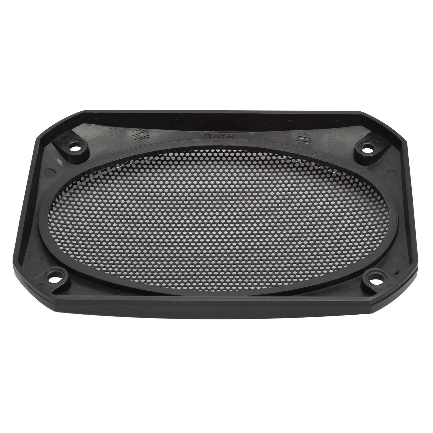 Magnadyne G46WI-PR | 4" x 6" Satin Finish Speaker Grills | Black Metal Mesh - Pair