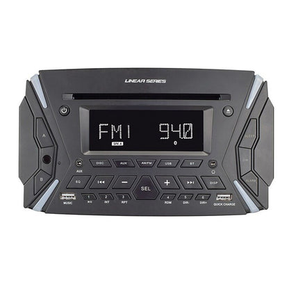 Magnadyne Linear Series RV6100 | AM/FM & BT/DVD Rugged Style Wall Mount Multimedia Receiver - Angler's Pro Tackle & Outdoors