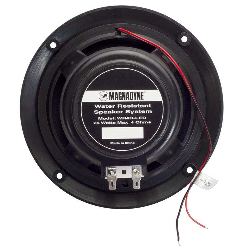 Magnadyne | 5" Water Resistant Dual Cone Speaker with Blue LED Lights
