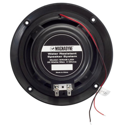 Magnadyne | 5" Water Resistant Dual Cone Speaker with Blue LED Lights