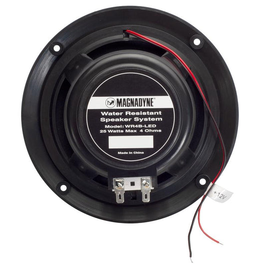 Magnadyne | 5" Water Resistant Dual Cone Speaker with Blue LED Lights