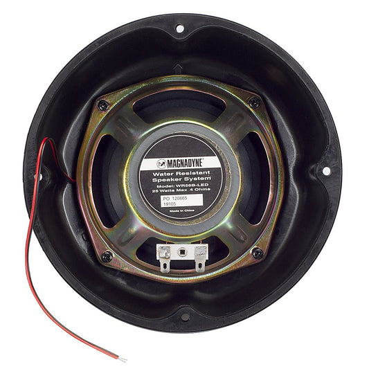 Magnadyne | 5'' Water Resistant Surface Mount Speaker/Grill with LED Lighting | Sold Individually