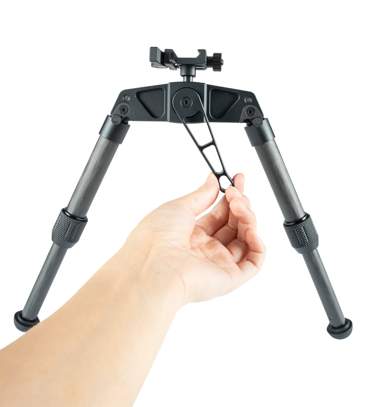 Linkogear HB-C03 Carbon Fiber Bipod Picatinny & ARCA Monoball Fix 26mm Mount