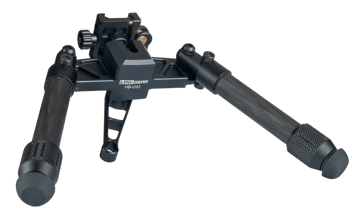 Linkogear HB-C03 Carbon Fiber Bipod Picatinny & ARCA Monoball Fix 26mm Mount