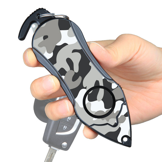 Stinger Survival Tools Personal Alarm Keychain Safety Emergency Tool (Camouflage Black)