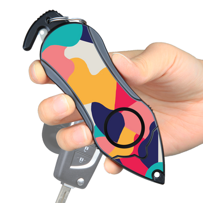 Stinger Survival Tools Personal Alarm Keychain Safety Emergency Tool (Colorful)