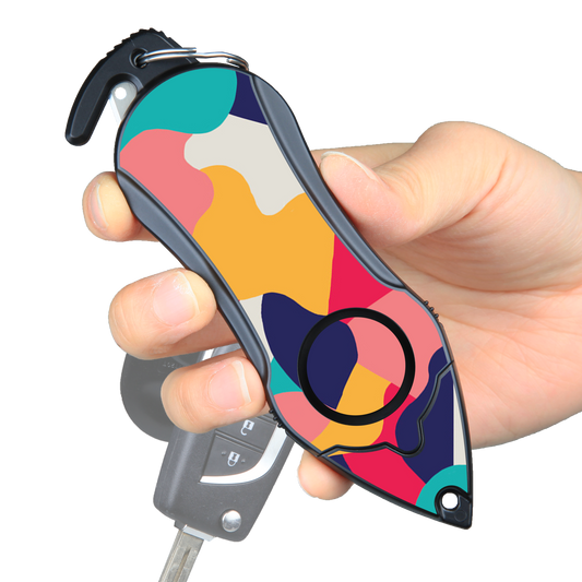 Stinger Survival Tools Personal Alarm Keychain Safety Emergency Tool (Colorful)