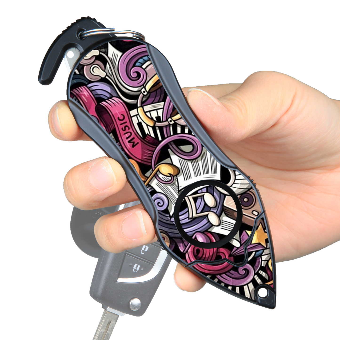 Stinger Survival Tools Personal Alarm Keychain Safety Emergency Tool (Music)