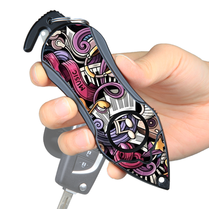 Stinger Survival Tools Personal Alarm Keychain Safety Emergency Tool (Music)