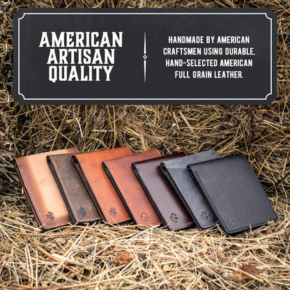 Main Street Forge - Bifold Leather Wallet For Men - Angler's Pro Tackle & Outdoors