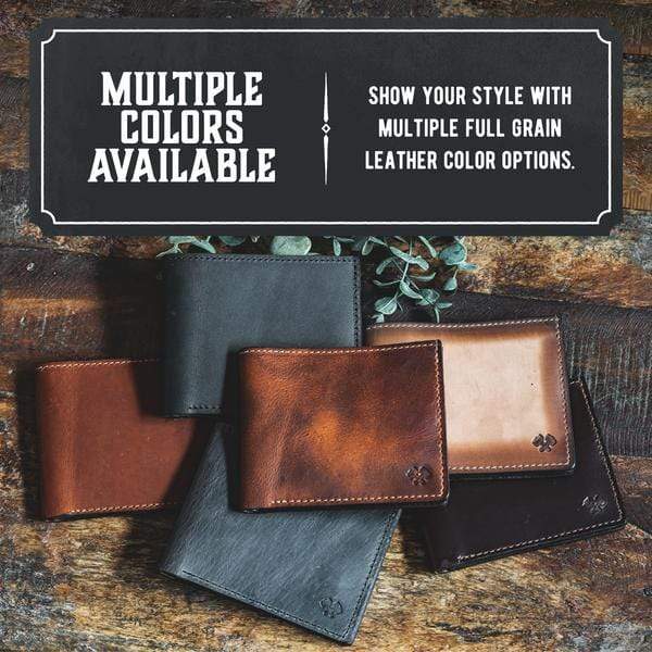 Main Street Forge - Bifold Leather Wallet For Men - Angler's Pro Tackle & Outdoors