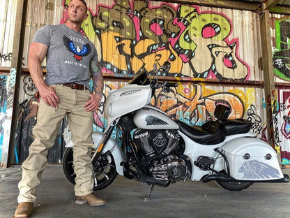 Main Street Forge - Eagle T-Shirt - Tri Blend T-Shirt