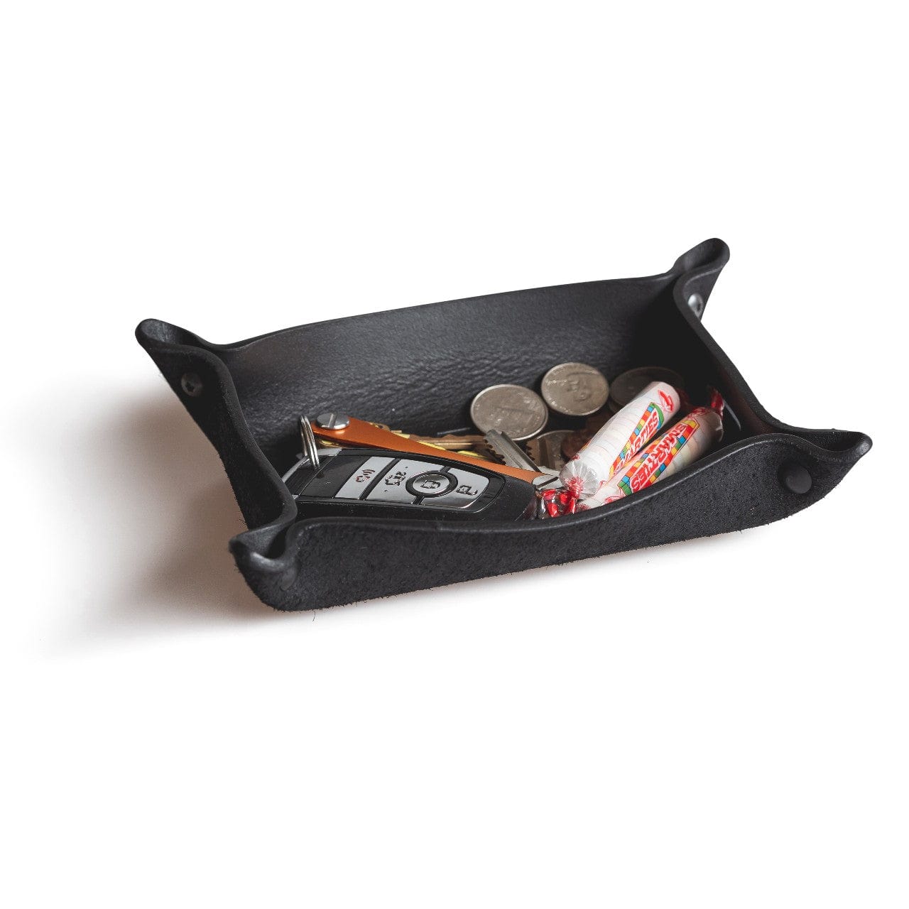 Main Street Forge - Full Grain Leather Valet Tray / Charging Station - Angler's Pro Tackle & Outdoors