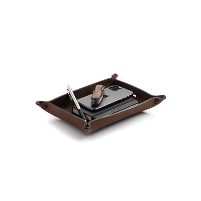 Main Street Forge - Full Grain Leather Valet Tray / Charging Station - Angler's Pro Tackle & Outdoors