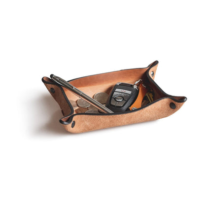 Main Street Forge - Full Grain Leather Valet Tray / Charging Station - Angler's Pro Tackle & Outdoors