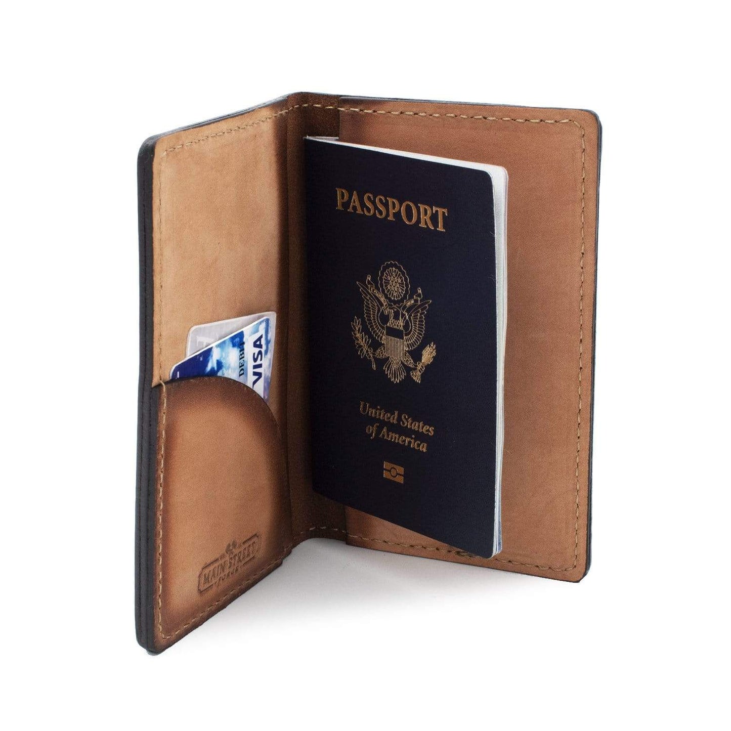 Main Street Forge - Leather Passport Holder / Field Notes Cover - Angler's Pro Tackle & Outdoors