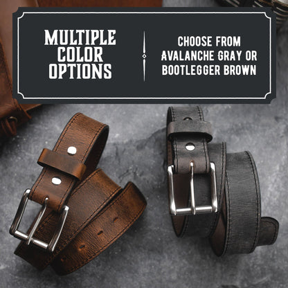 Main Street Forge - The Baron Leather Belt - Angler's Pro Tackle & Outdoors