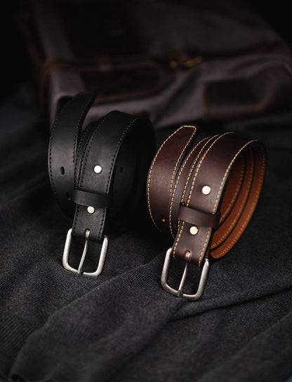 Main Street Forge - The Executive Leather 1 1/4 Inch Dress Belt - Angler's Pro Tackle & Outdoors