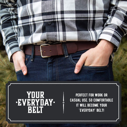 Main Street Forge - The Journeyman Leather Belt - Angler's Pro Tackle & Outdoors