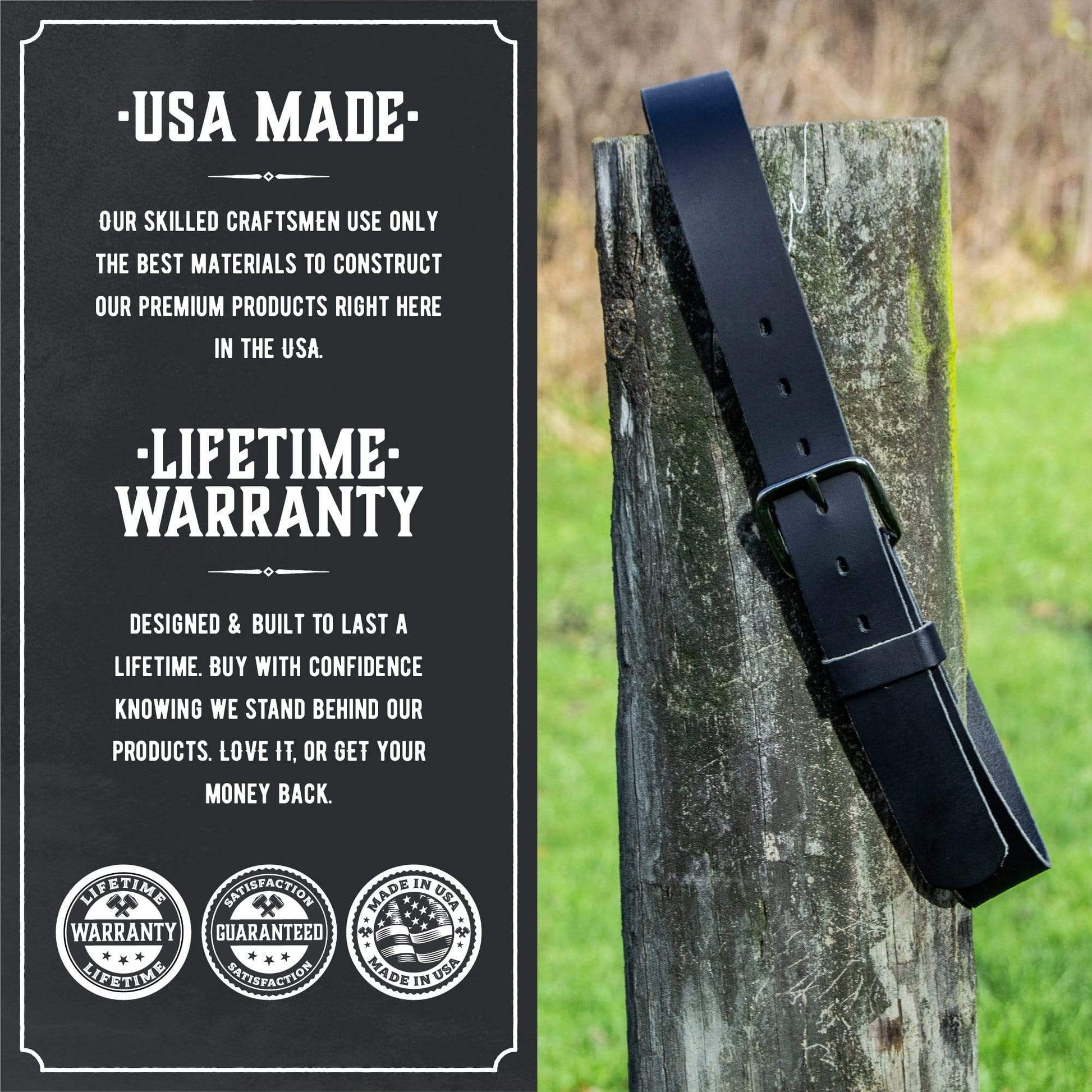 Main Street Forge - The Journeyman Leather Belt - Angler's Pro Tackle & Outdoors