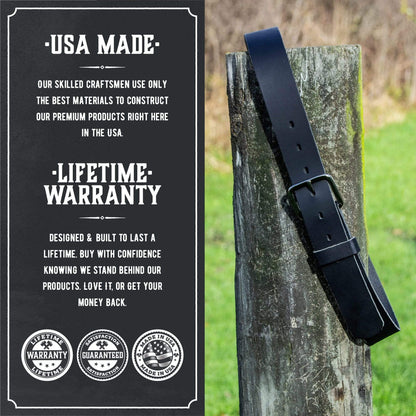 Main Street Forge - The Journeyman Leather Belt - Angler's Pro Tackle & Outdoors