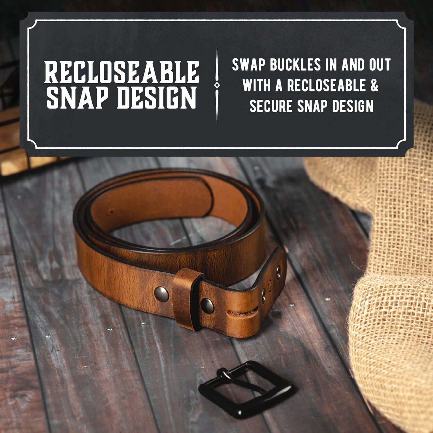 Main Street Forge - The No Buckle Belt - Angler's Pro Tackle & Outdoors