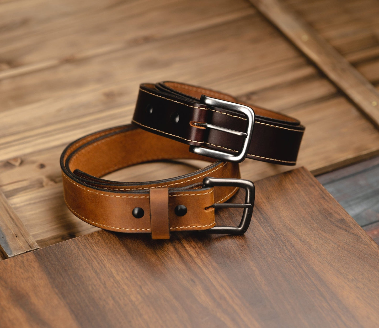 Main Street Forge - The Outrider Leather Belt - Angler's Pro Tackle & Outdoors