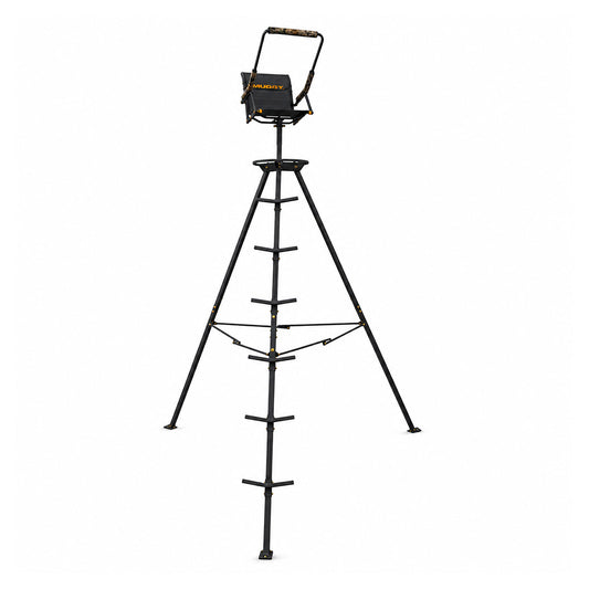 Muddy MUD-MTP8100 Nomad 12 Foot High Deer Hunting Tri-Pod Stand with Swivel Seat