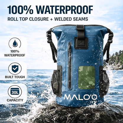 Malo'o DryPack 30 Liter Waterproof Backpack