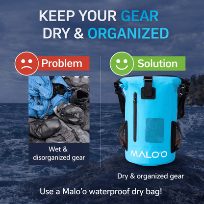 Malo'o DryPack 30 Liter Waterproof Backpack
