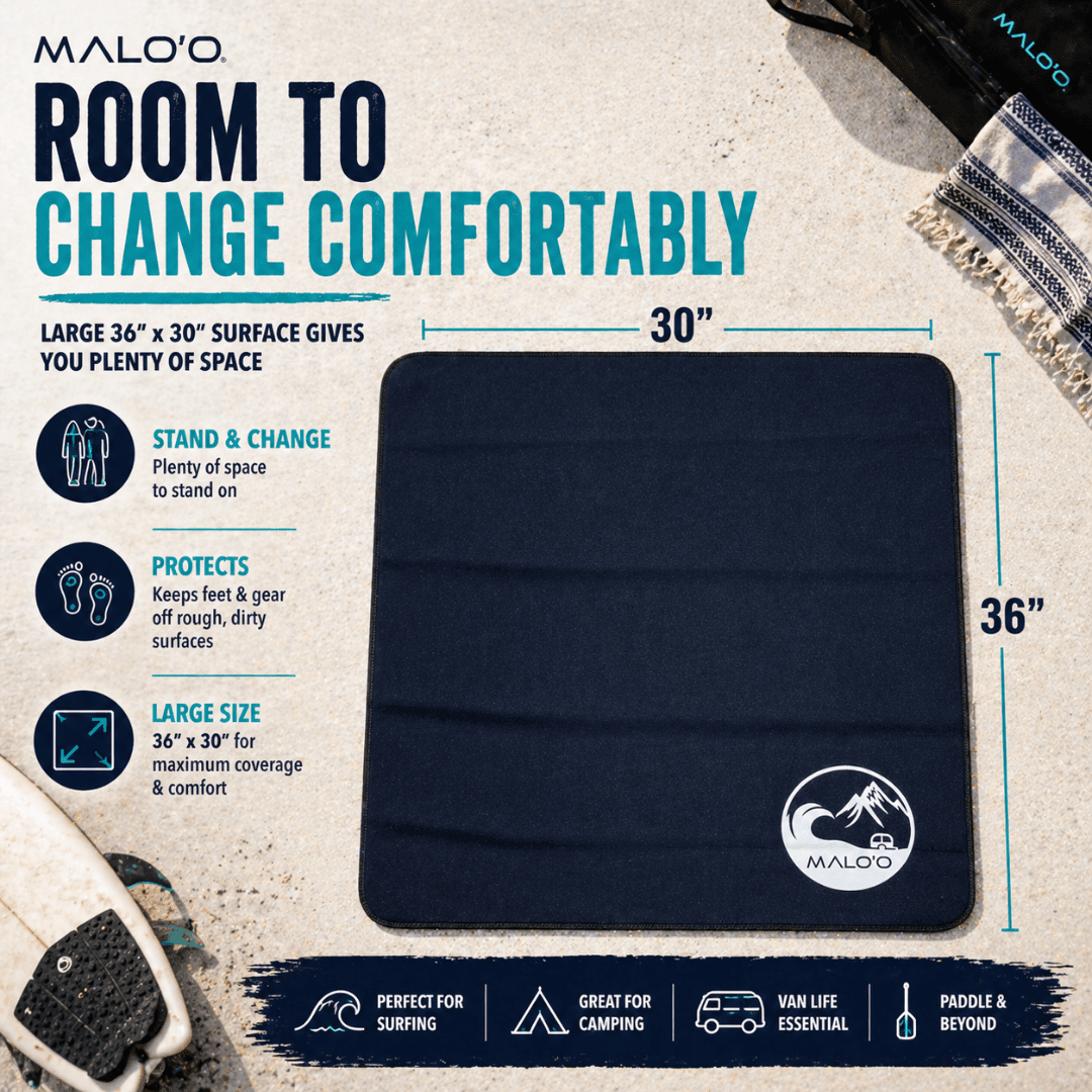 Malo'o Wetsuit Changing Mat
