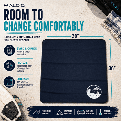 Malo'o Wetsuit Changing Mat