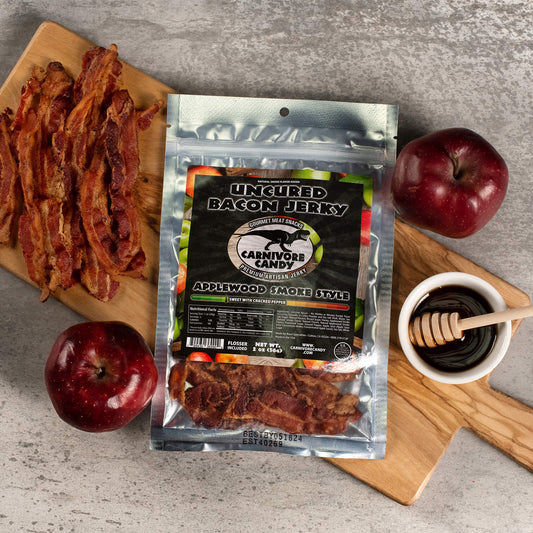 Manly Man Co. Applewood Smoke Style Bacon Jerky - Angler's Pro Tackle & Outdoors