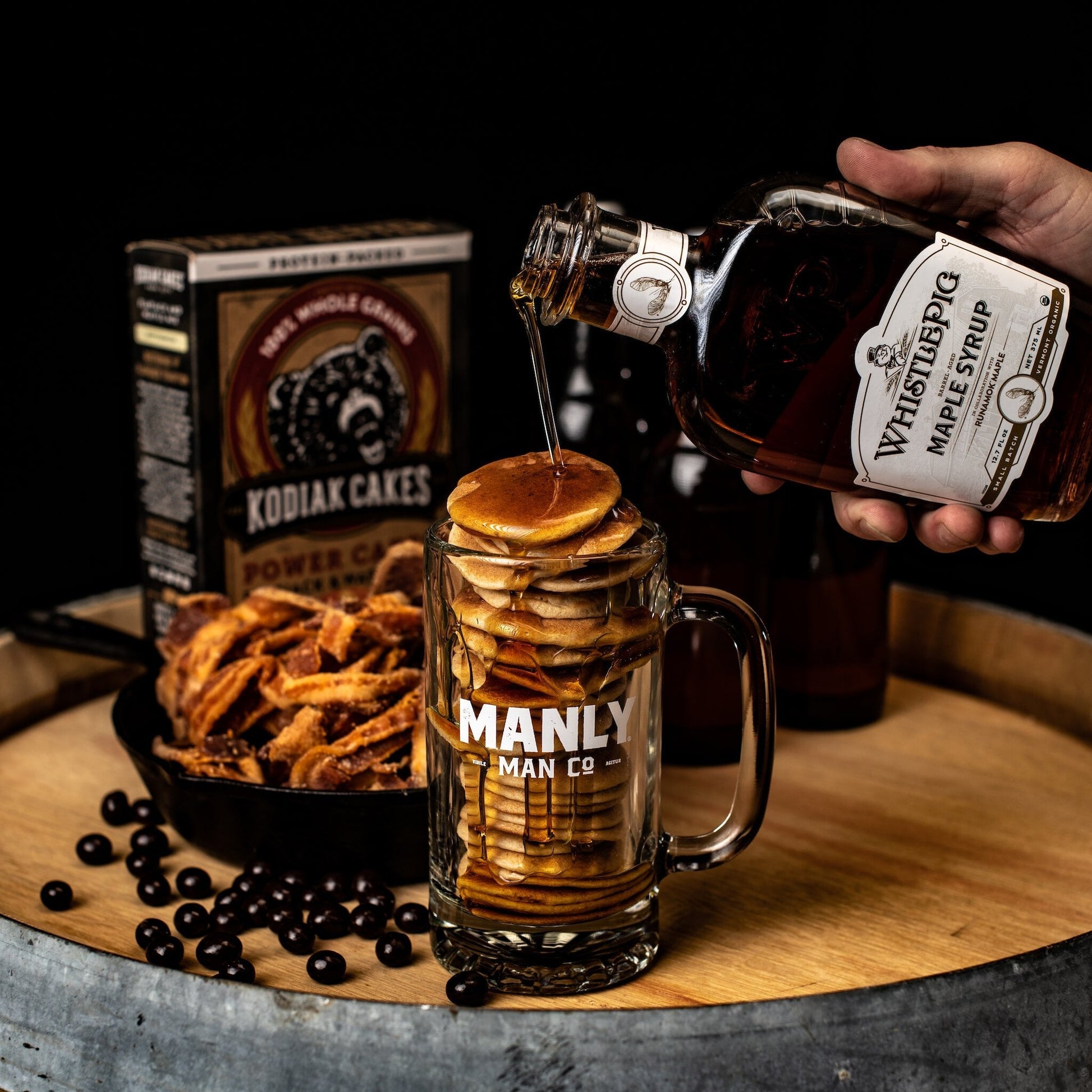 Manly Man Co. Bacon, Beer & Whiskey MANcakes™ Kit - Angler's Pro Tackle & Outdoors