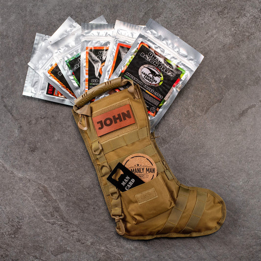 Manly Man Co. Bacon Jerky Tactical X - Mas Stocking Kit - Angler's Pro Tackle & Outdoors