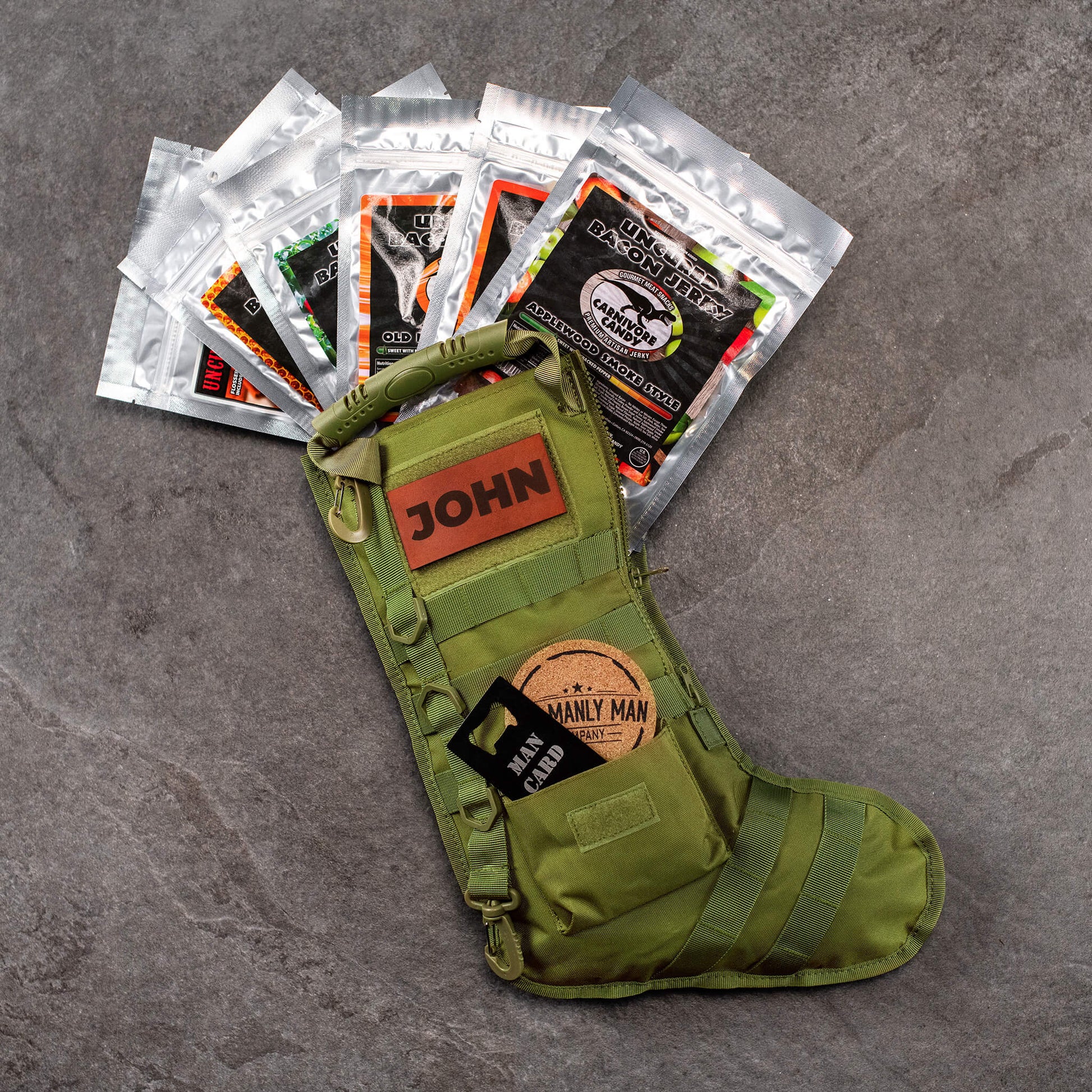 Manly Man Co. Bacon Jerky Tactical X - Mas Stocking Kit - Angler's Pro Tackle & Outdoors