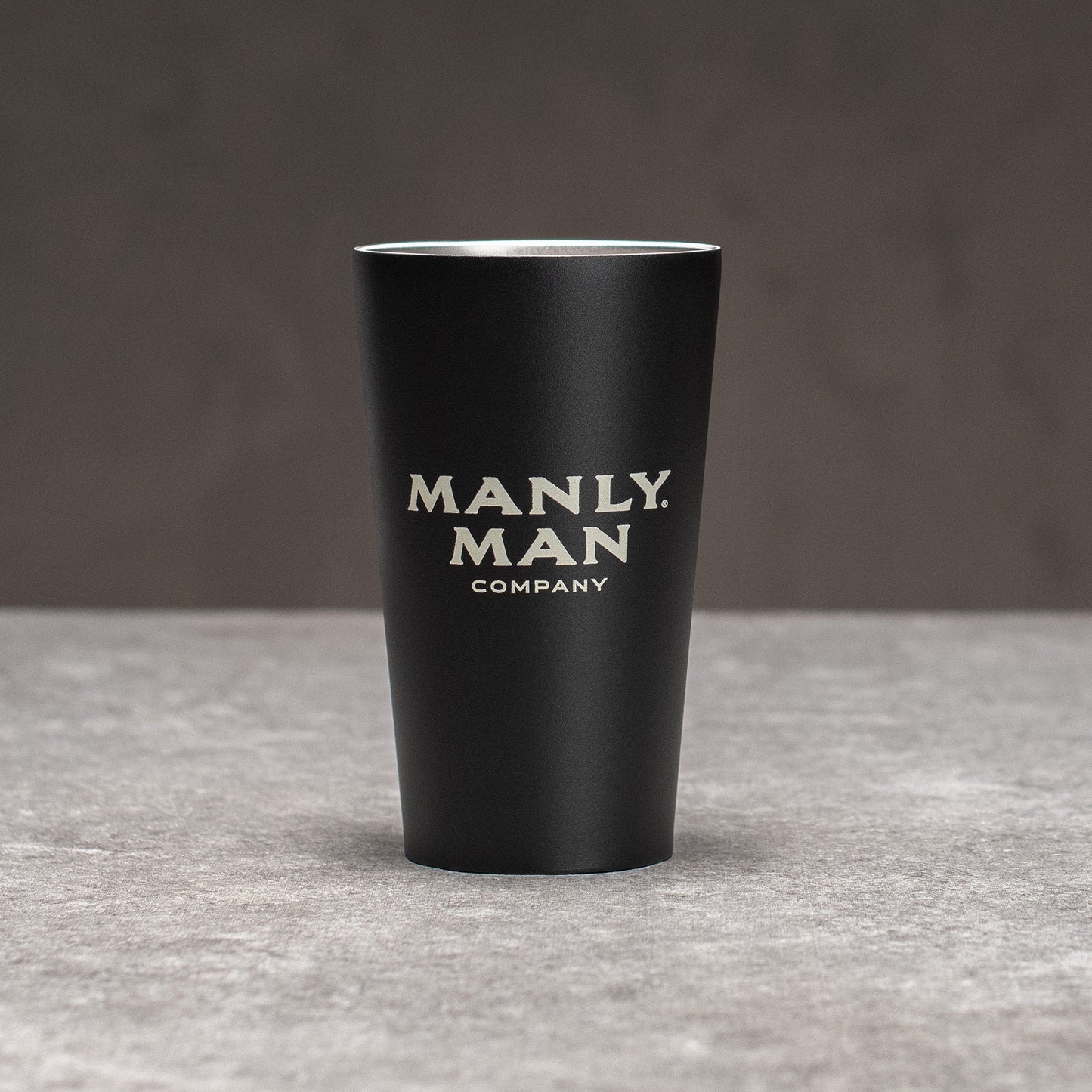 Manly Man Co. Black Steel Edition Pint - Angler's Pro Tackle & Outdoors