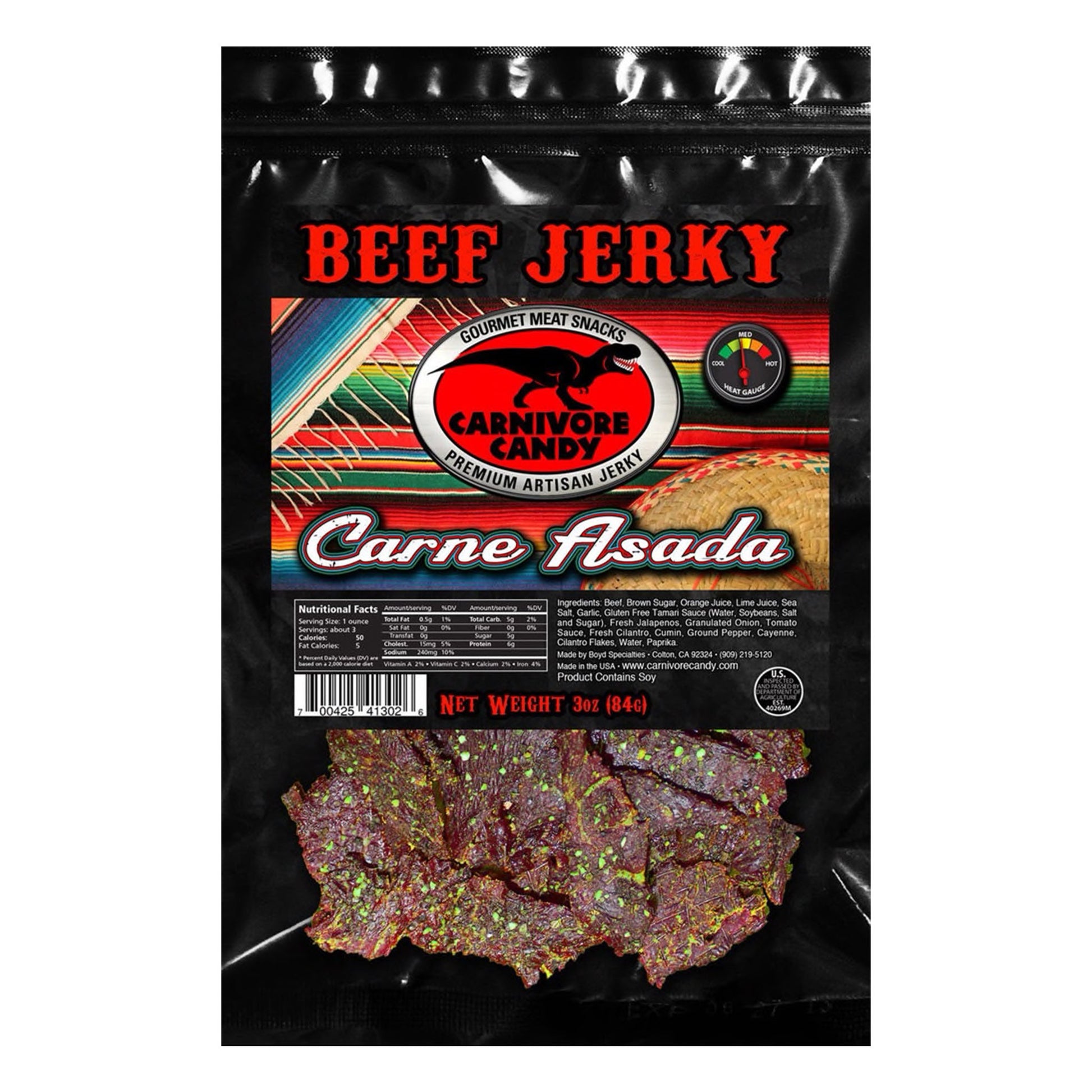 Manly Man Co. Carne Asada Beef Jerky - Angler's Pro Tackle & Outdoors